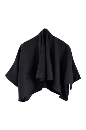 NEW! Wool Waterfall Bolero Black Honeycomb from JULAHAS