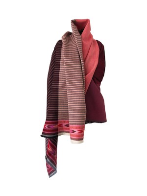 JULAHAS+ Light Wool Cape Fusion Red Plus from JULAHAS