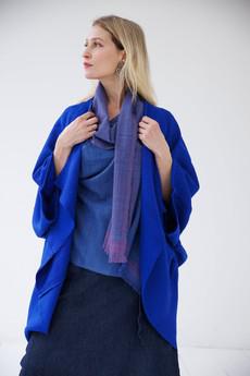 Wool Silk Cape Forest Gir via JULAHAS