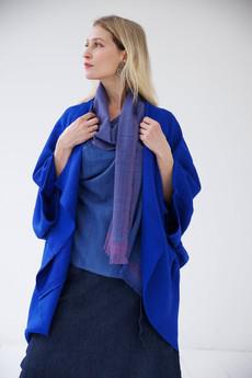 Wool Silk Cape Forest Gir via JULAHAS