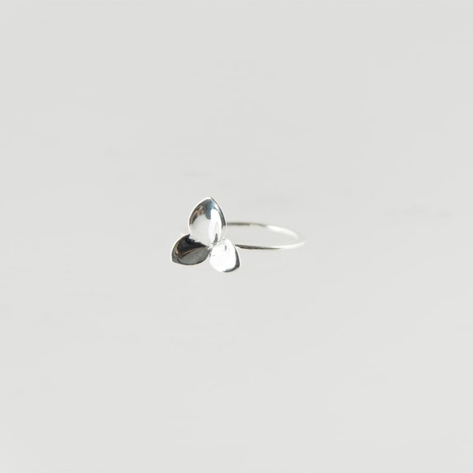 Hortensia blossom ring silver SALE from Julia Otilia