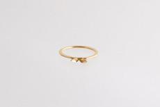 Sprout leaf ring gold plated SALE via Julia Otilia