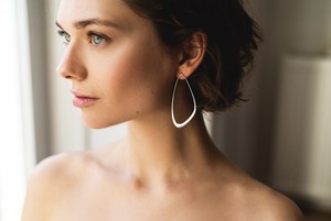 Ebb Tide earrings silver from Julia Otilia