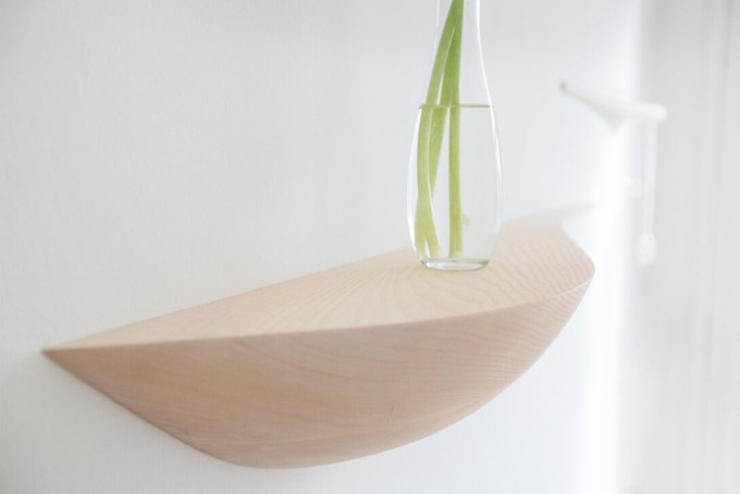 Aecor shelves | light ash wood from Julia Otilia