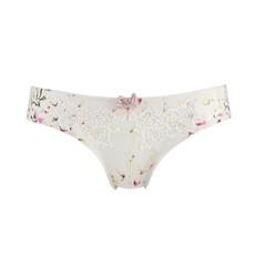 Sunbleached Floral - Silk & Organic Cotton Brief via JulieMay Lingerie