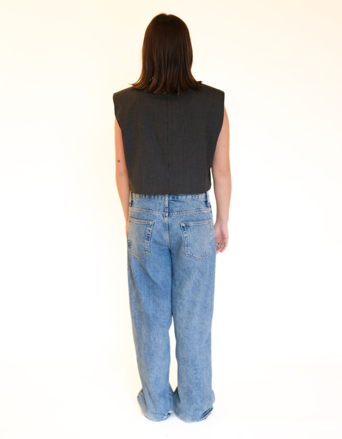 George cropped gilet from JUNGL
