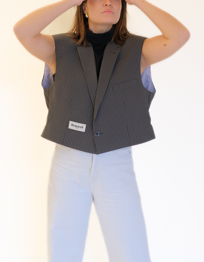 Fred cropped gilet from JUNGL