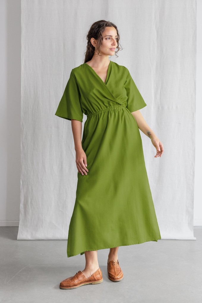 Organic cotton dress Vasi Basil from Jyoti - Fair Works