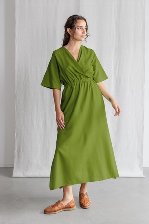 Organic cotton dress Vasi Basil from Jyoti - Fair Works
