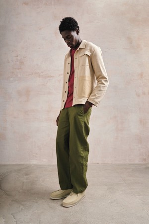 CHRISTOPHE - Organic Cotton Jacket- Sand patch from KOMODO