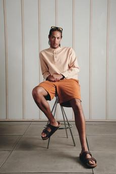 JERRY - Organic Cotton Shorts - Tan via KOMODO