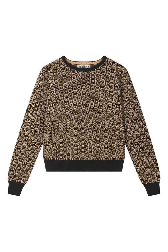 TARA - Organic Cotton Jumper Black from KOMODO