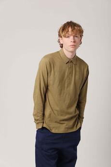 GENESIS - Organic Cotton Polo Top Moss Green via KOMODO