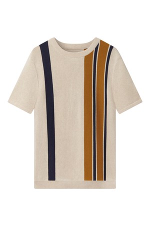 JOHNNY - Organic Cotton Knit Tee - Sand from KOMODO