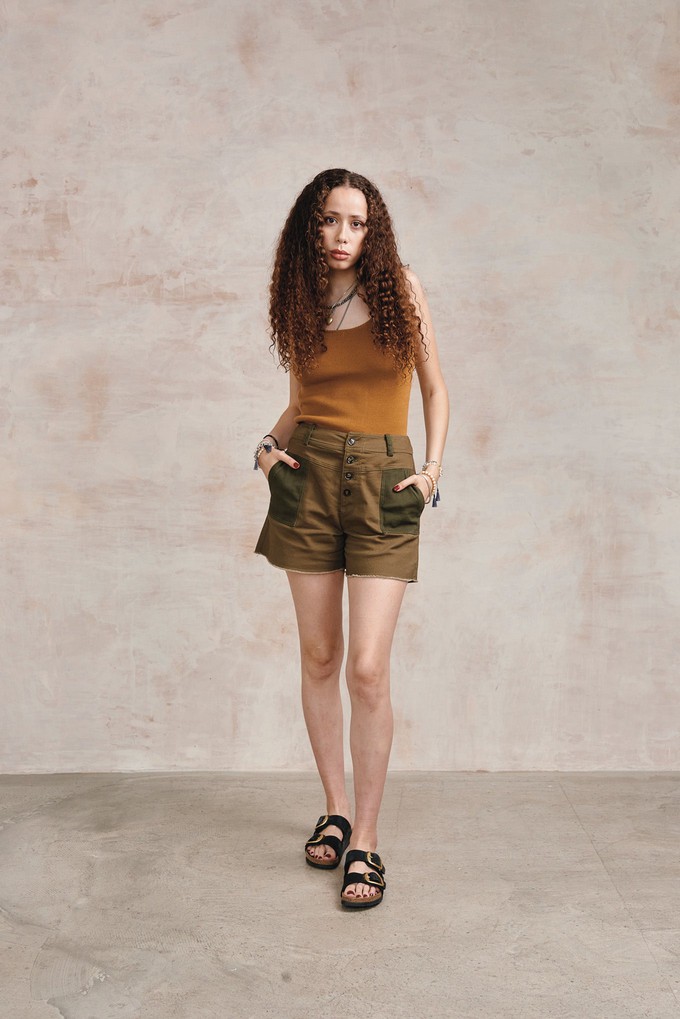 DESERT - Organic Cotton Shorts - Dark Green from KOMODO