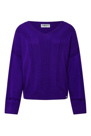 ANYA Fine Merino Wool Jumper - Ultraviolet from KOMODO