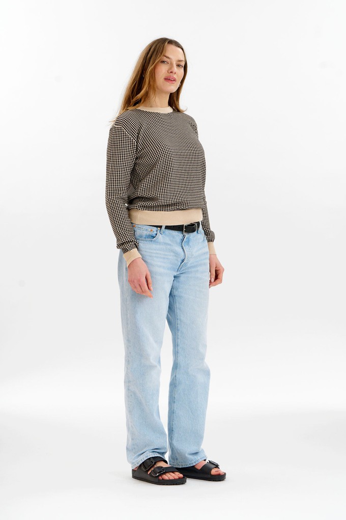 HANA Organic Cotton Jumper - Cream & Black from KOMODO