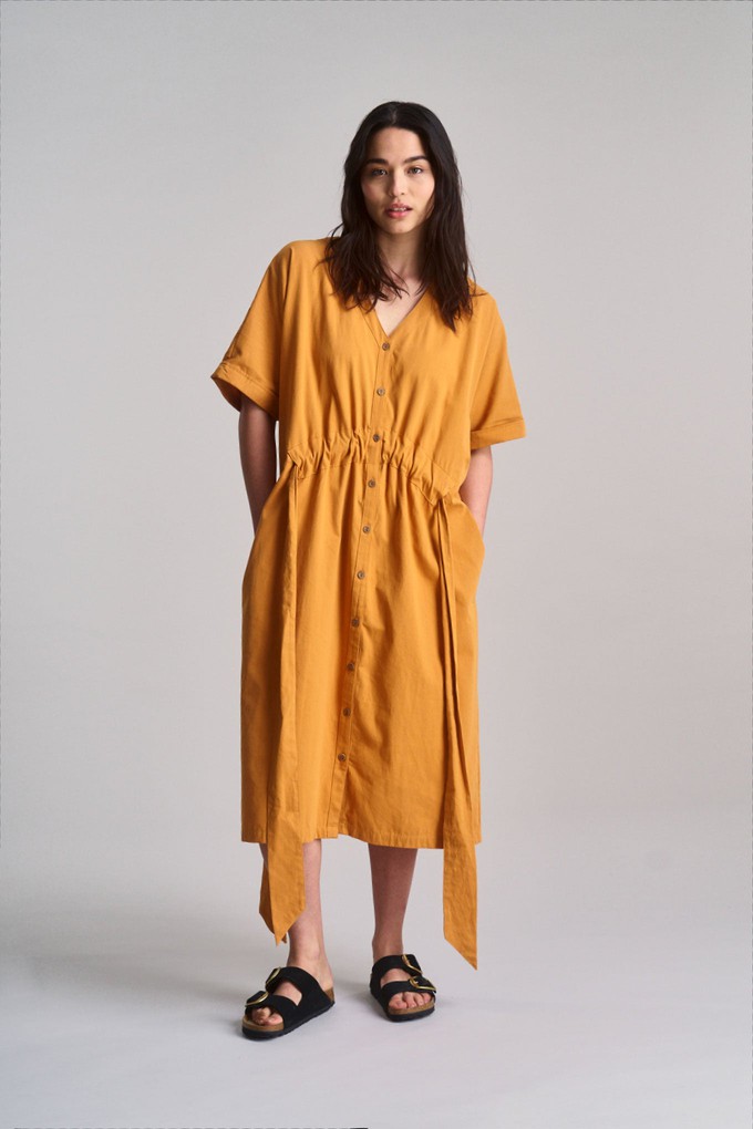 DUSK - Organic Cotton Dress - Orange from KOMODO