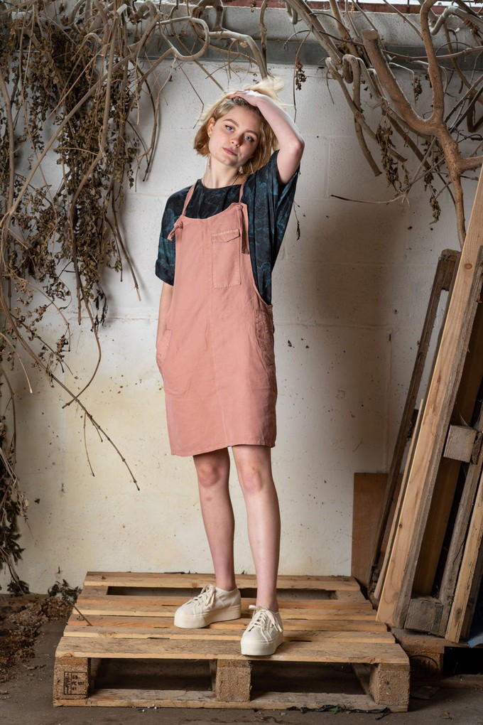 PEGGY Pink - Organic Cotton Dress by Flax & Loom from KOMODO