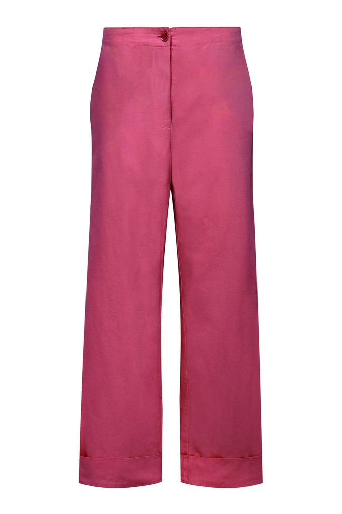 TANSY - Organic Cotton Trousers Pink from KOMODO