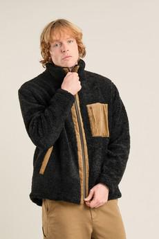 DREW Recycled PET Fleece Jacket - Black via KOMODO