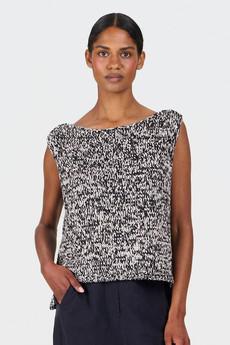 KALA Organic Cotton Vest - Black & White via KOMODO