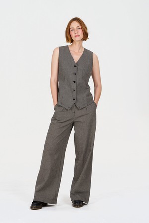 TESSA Organic Cotton Vest - check from KOMODO