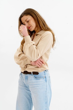 NANI Organic Cotton Cardigan - Cream from KOMODO