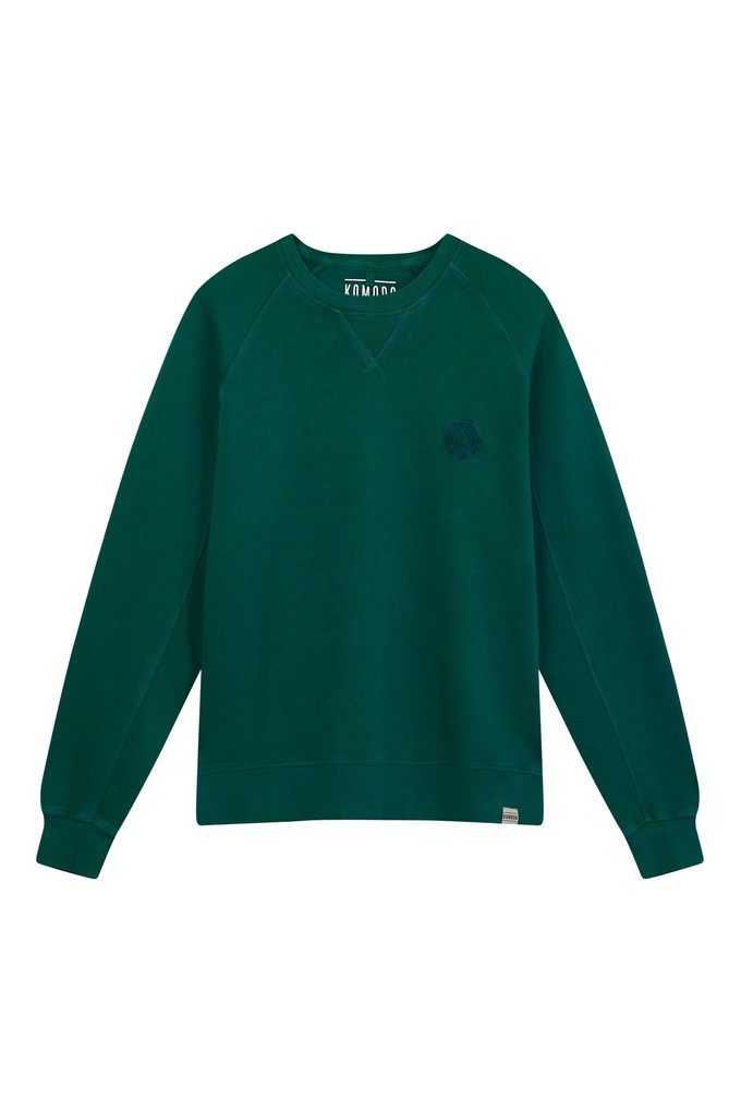 ANTON - Organic Cotton Sweat Teal Green from KOMODO