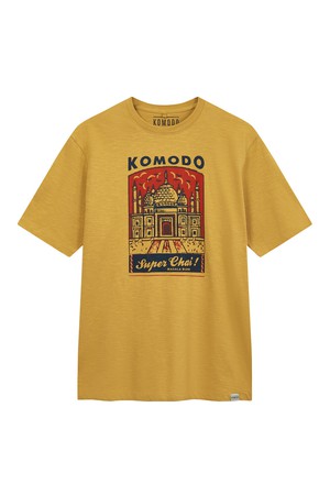SUPER CHAI Mens GOTS Organic Cotton Tee - Honey from KOMODO