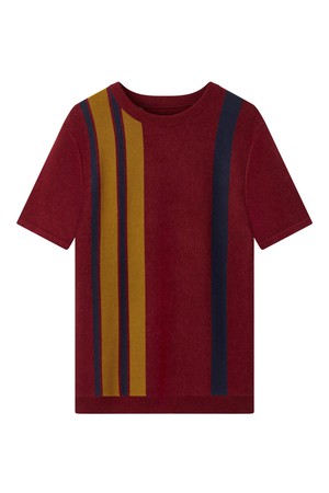 JOHNNY - Organic Cotton Knit Tee - Rhubarb from KOMODO