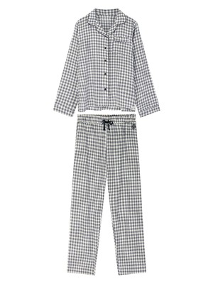 JIM JAM Womens - GOTS Organic Cotton Pyjama Set White from KOMODO