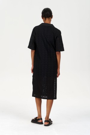 DELILAH Organic Cotton Dress - Black from KOMODO