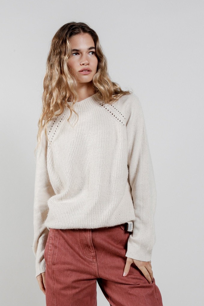ATLANTA Wool Blend Jumper - Sand from KOMODO