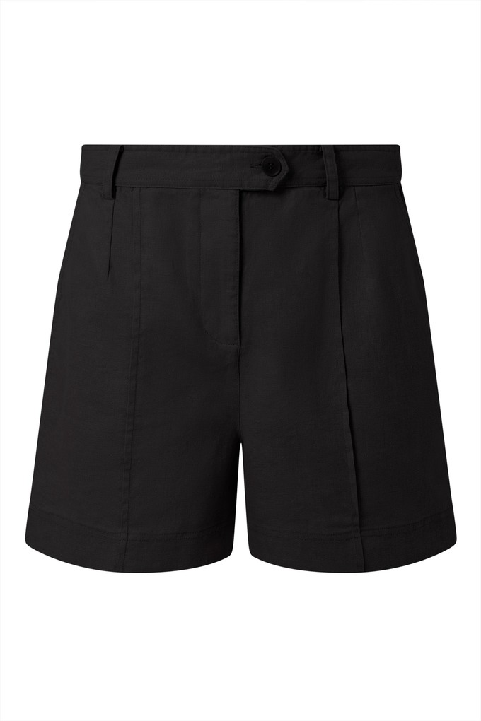 EMMIE - Organic Linen Cotton Shorts - Black from KOMODO