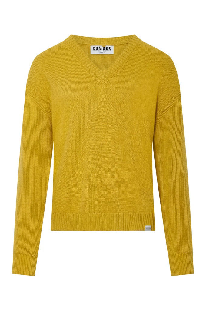WONDER Wool Blend Jumper - Mustard from KOMODO