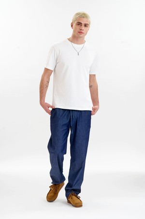 JOSHUA Organic Cotton Trouser - Mid Wash from KOMODO