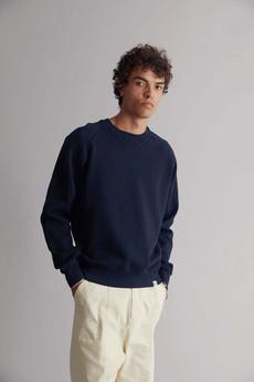 ANTON  -Organic Cotton Sweat Navy via KOMODO