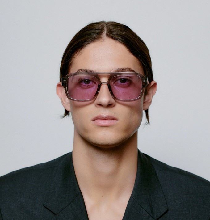 KAYA - Grey Transparent Sunglasses by A.Kjaerbede from KOMODO