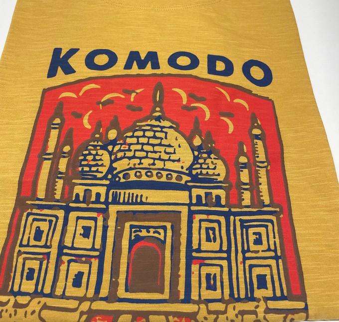SUPER CHAI Mens GOTS Organic Cotton Tee - Honey from KOMODO