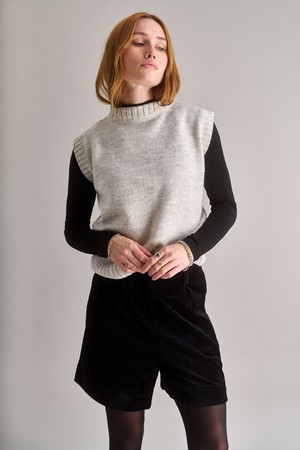 INDIA Lambswool Vest - Natural from KOMODO