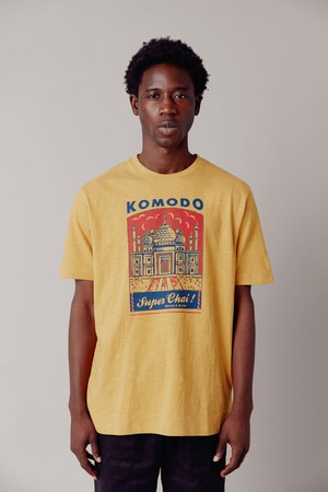 SUPER CHAI Mens GOTS Organic Cotton Tee - Honey from KOMODO