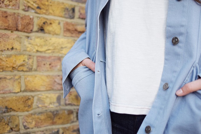 CHORE Organic Cotton Jacket - Blue from KOMODO