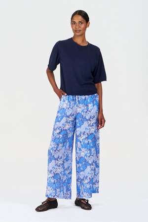 CAMILLE Organic Ramie Cotton Tee - Navy from KOMODO
