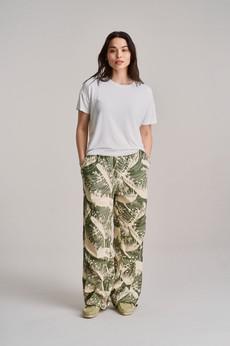 SAFARI - Womens Organic Cotton Trouser - Wave Print via KOMODO