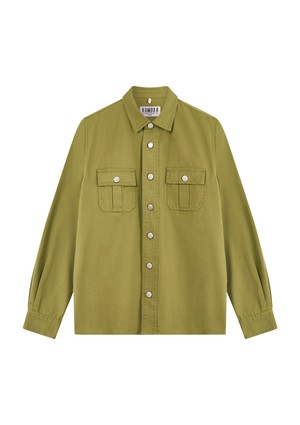 Mens JEAN Overshirt - Khaki Green from KOMODO