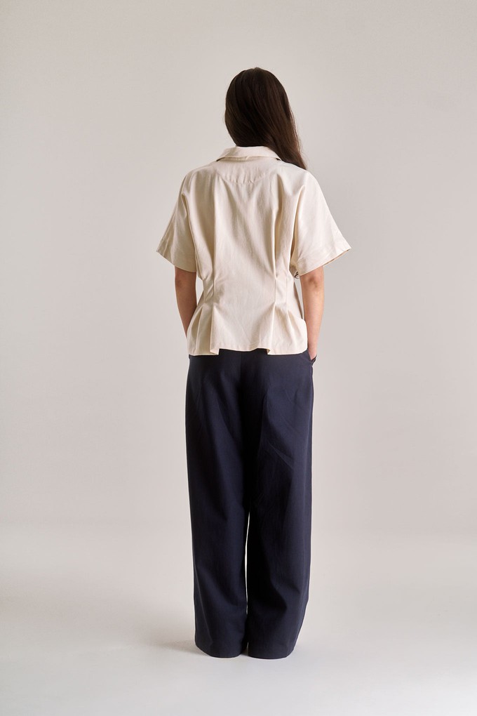 AMALIE Cotton Tencel Top - Cream from KOMODO