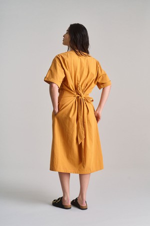 DUSK - Organic Cotton Dress - Orange from KOMODO