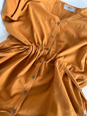 DUSK - Organic Cotton Dress - Orange from KOMODO