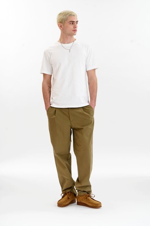 BOWIE Organic Cotton Trouser - Olive from KOMODO
